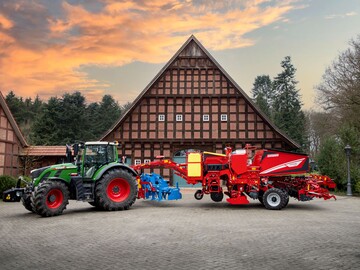 Die neue Legemaschine Prios 440 von Grimme kann mit einem Gert zur aktiven Bodenbearbeitung kombiniert werden.