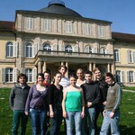 Die Sieger des bundesweiten Wettbewerbs "Energie für Ideen" (von links): Ralf Kurasch, Kristina Blaich, Johannes Gerster, Nataly Kreutter, Christof Bögelein, Hannah Schmidt, Franziska Zink, Timo Bartsch, Björn Jehle, Kai Bartsch