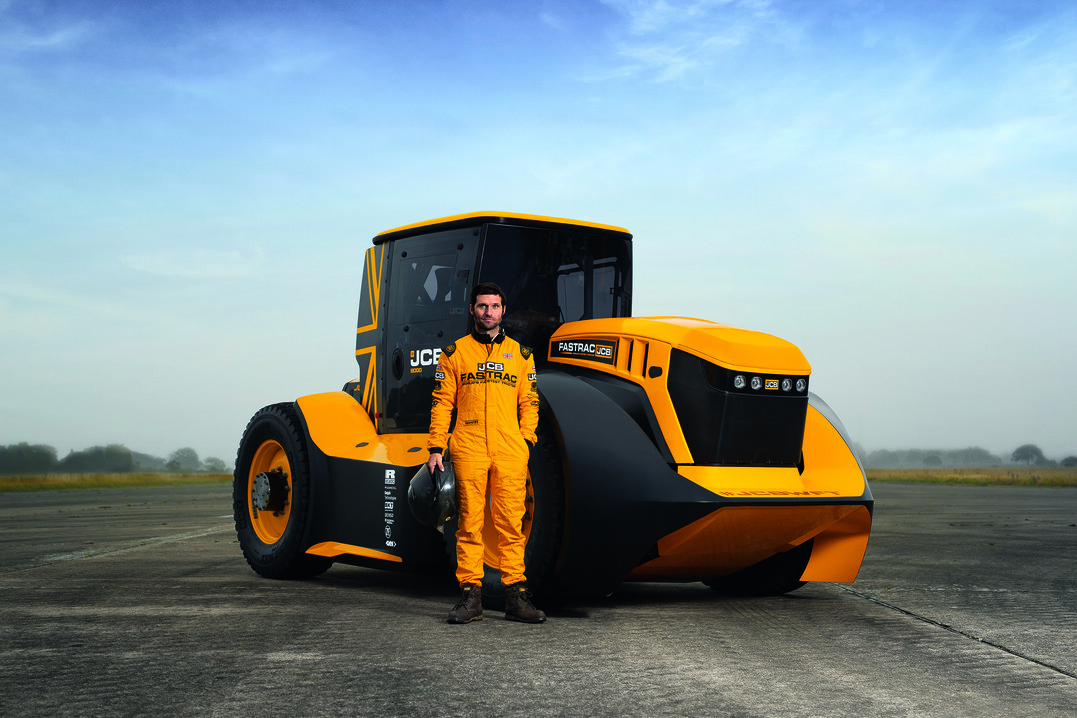 Guy Martin und der Rekord-Fastrac.