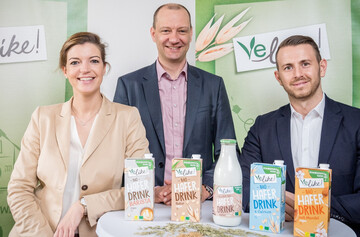 Das dynamische Velike-Team: Marketingleitung Caroline von Ehrenstein, Geschftsleiter Dr. Andreas Helm und Technischer Leiter Waldemar Wilt.