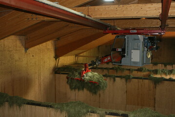 Mit der Produktion von Heumilch wird die Artenvielfalt unterstützt. Die mosaikartige Bewirtschaftung der Flächen sorgt dafür, dass Insekten Nahrung und auch Rückzugsraum finden.