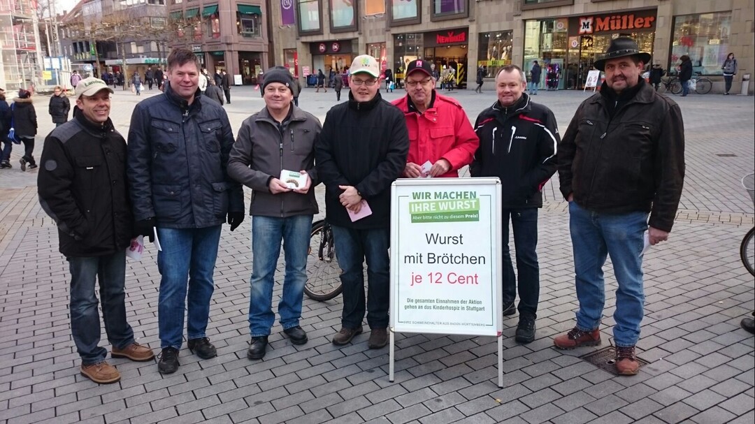 Das Team Landwirte und Schweinehalter in Heilbronn