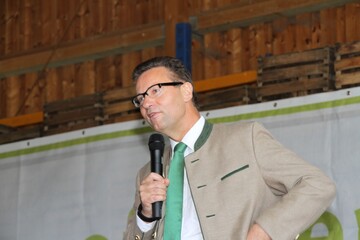 Peter Hauk beim ersten offiziellen Auftritt nach Amtsantritt