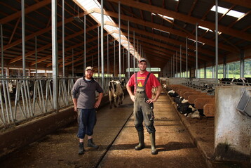 Zwei der Gesellschafter der Gliemenhof GbR: Ulrich Frank und Johannes Kochendrfer. 