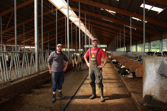 Zwei der Gesellschafter der Gliemenhof GbR: Ulrich Frank und Johannes Kochendrfer. 