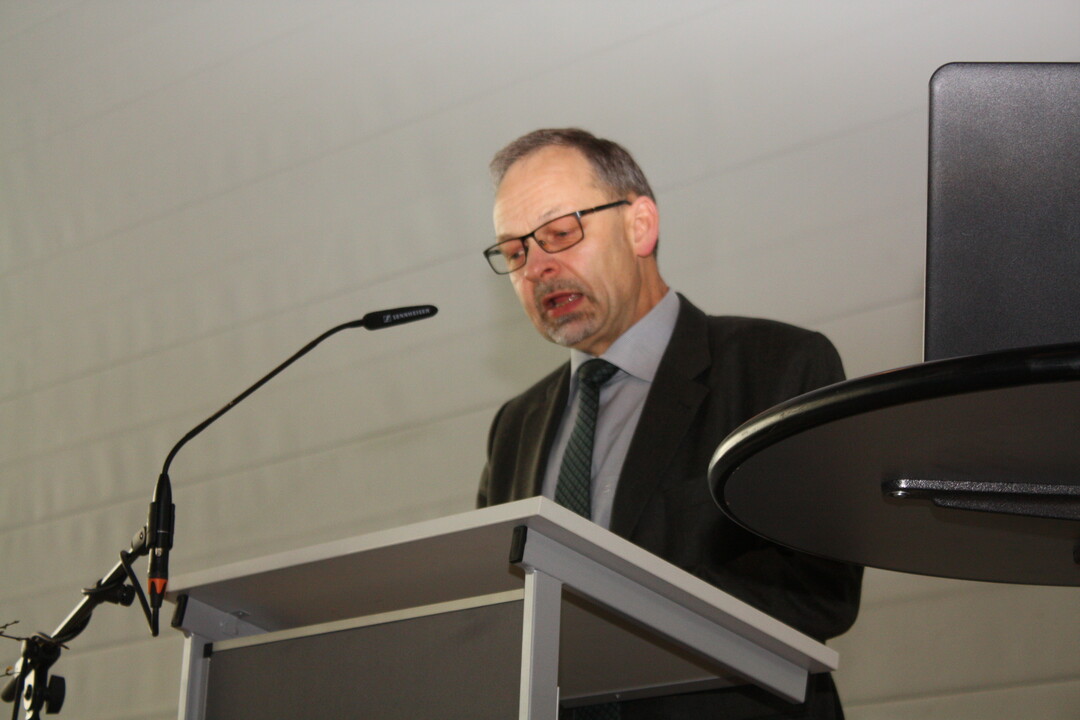 Betont sachlich trat Vorsitzender Klaus Mugele beim Hohenloher Bauerntag auf und pldierte fr die Entschrfung der zunehmenden Polarisierung im regionalen und landwirtschaftlichen Umfeld.
