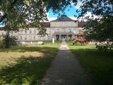 Der Campus der Universitt Hohenheim gilt als einer der schnsten in Deutschland.