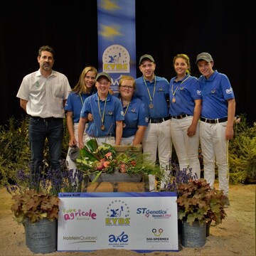 Das Team der Rinderunion Baden-Wrttemberg errang einen hervorragenden dritten Platz in Belgien. 