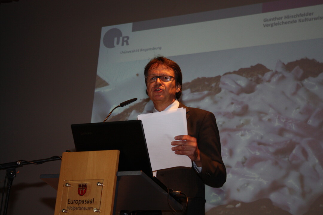 Zeigte beim Bauerntag Ernhrungstrends auf: Professor Gunther Hirschberger von der Universitt Regensburg.