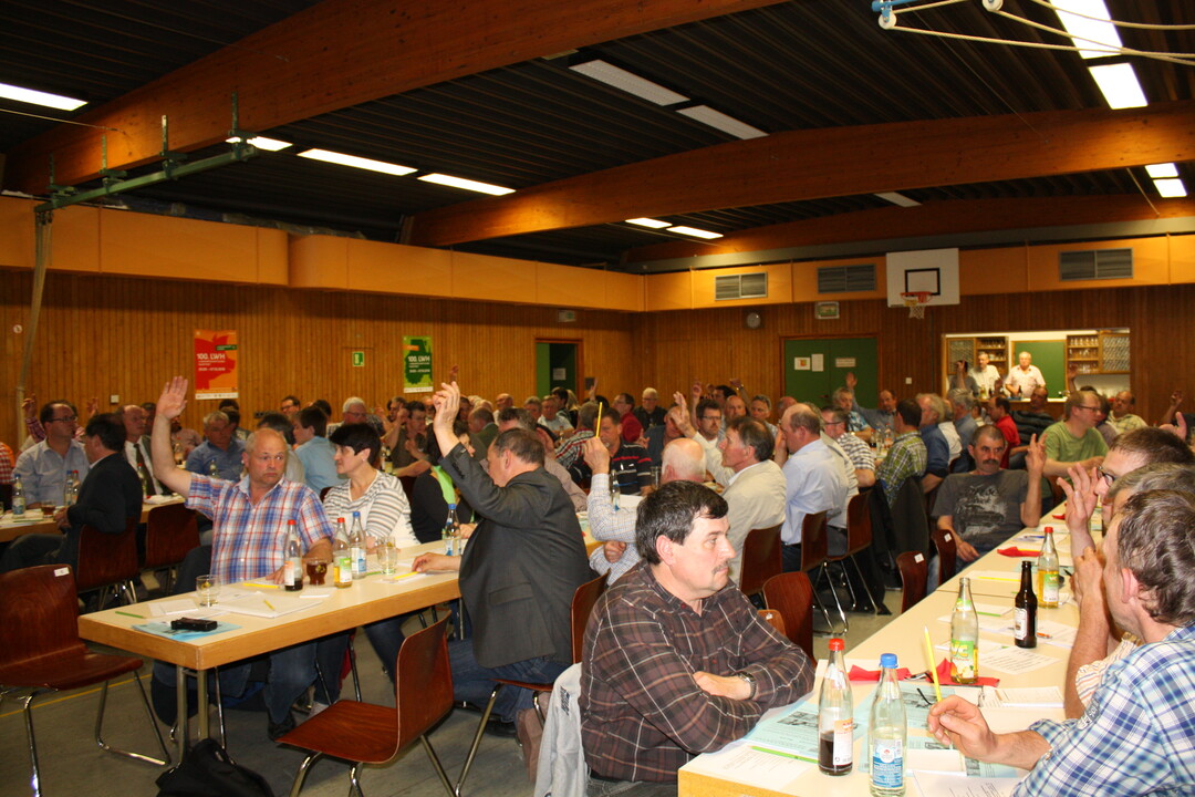 Die Delegierten geben grnes Licht fr die Beitragserhhung des Bauernverbandes Main-Tauber-Kreis.