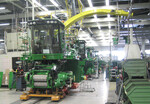 Die Produktion der deutschen Landtechnikhersteller läuft derzeit auf Hochtouren.