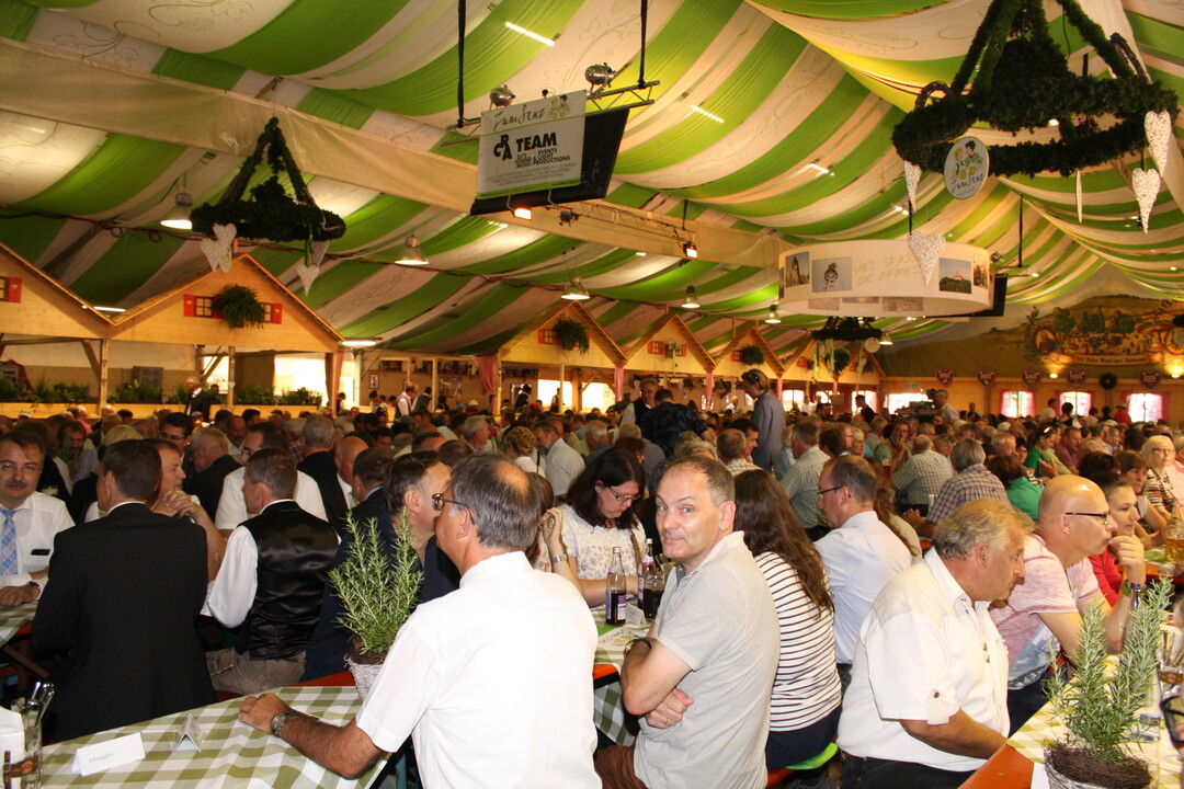 Gut besuchte Bauernkundgebung auf der Ipfmesse in Bopfingen.