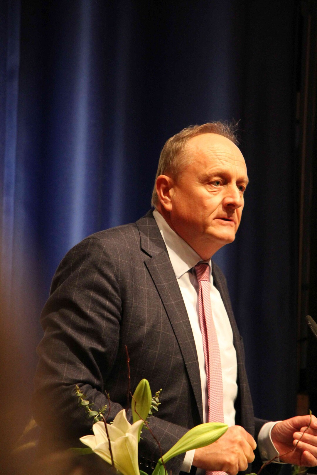 Bauernprsident Joachim Rukwied spricht zum Thema "Weichenstellungen fr die Landwirtschaft unter Einbindung gesellschaftlicher Anforderungen".