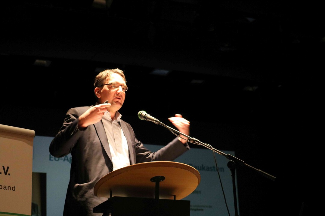 Udo Hemmerling, stellv. Generalsekretr des Deutschen Bauernverbands, vertrat in der Diskussionsrunde die Forderungen des Berufsstandes zur Umsetzung der GAP nach 2020.