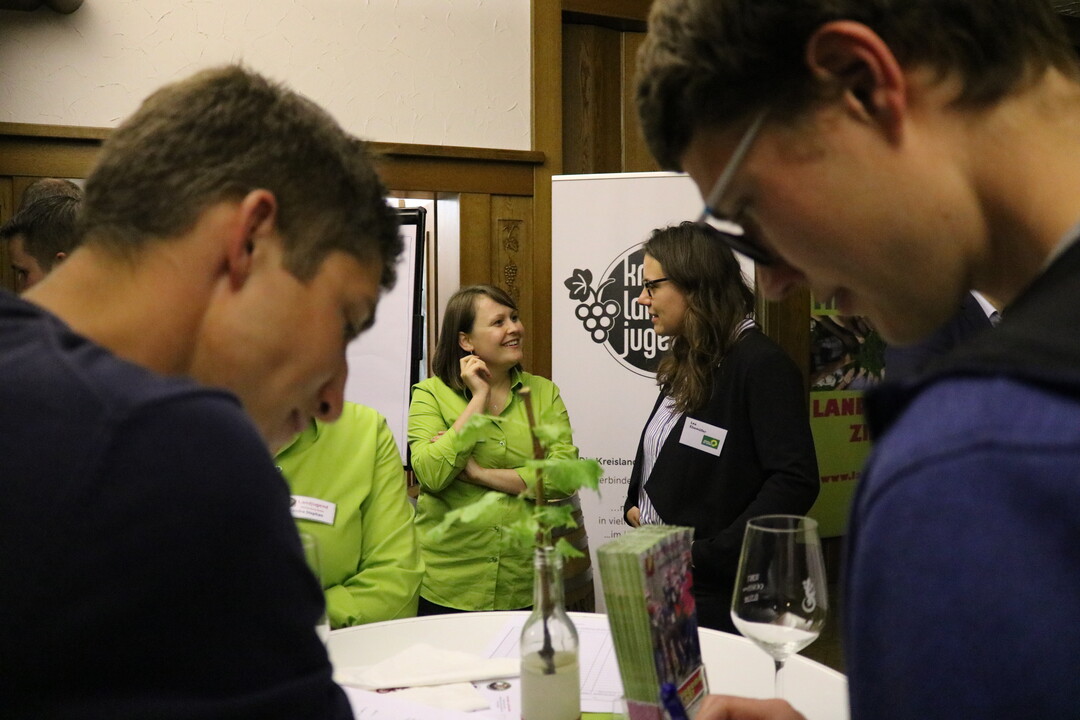 Parlamentarischer Abend der Landjugend - Anschließend offene Diskussion.