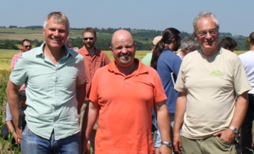 die Referenten (v.l.: Friedrich Wenz, Michael Reber, Dietmar Nser)