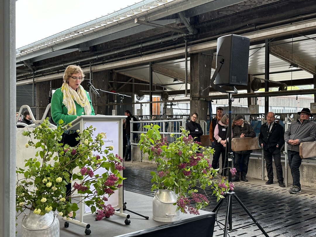 Die Vizeprsidentin im Landesbauernverband, Roswitha Geyer-Fler