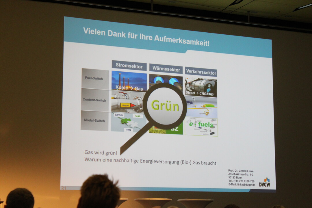 Geballtes Fachwissen: Drei Tage lang gab es Vortrge zu (fast) allen Themen rund um Biogas und Energie. 