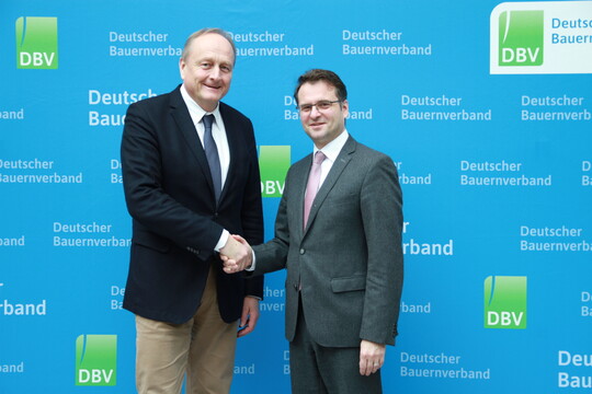 Staatssekretr Andreas Feicht referierte ber Bioenergie und Netzausbau im erweiterten Verbandsrat des Deutschen Bauernverbands.