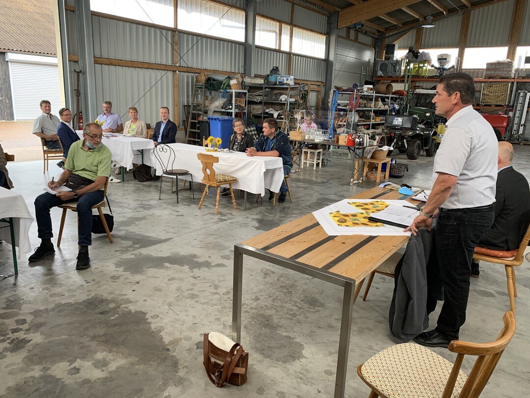 Beim Europischen Brunch des KBV Heilbronn-Ludwigsburg mahnte der Kreisvorsitzende Eberhard Zucker, das Thema Lebensmittelverfgbarkeit und Versorgungssicherheit bei allen Diskussionen um nachhaltigere Produktion nicht zu vergessen.