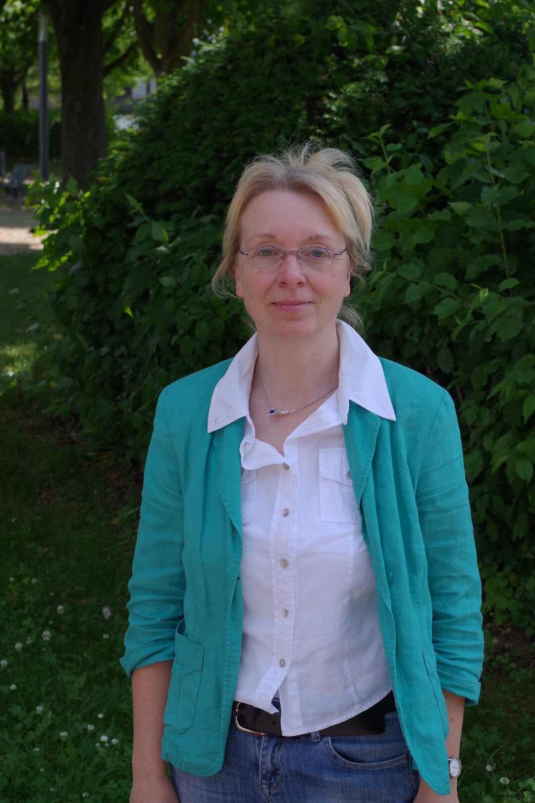 Prof. Dr. Sabine Gruber von der Universitt Hohenheim fhrte mit ihrem Team Versuche zu Ausfallraps durch.