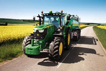 Trotz eines leichten Marktrckgangs bewegen sich die Schlepperneuzulassungen in Deutschland noch auf hohem Niveau. Mit einem Marktanteil von 19,4 Prozent beansprucht John Deere die Marktfhrerschaft fr sich.