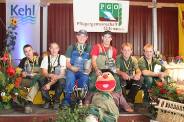 Fr den Bundesentscheid 2014 qualifiziert: Carsten Berl, Matthias Stengelin, Volker Hofmann, Sebastian Krkel, Johannes Bendele und Benjamin Lenz (v. l.).