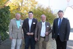 Die Kreisvorsitzenden v.l.: Friedrich Großhans, Gerhard Fassnacht, Tobias Briem und Andreas Kindler