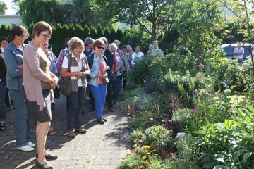 Im Garten von Marianne Schnle in Unlingen
