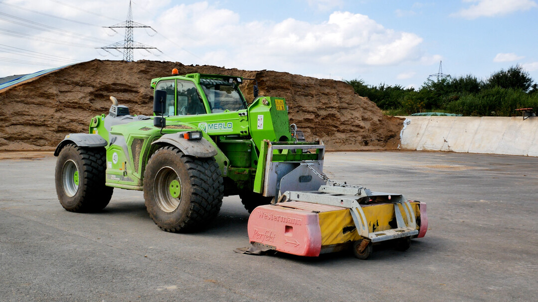 Der Turbofarmer XXL von Merlo hat 170 PS Motorleistung, 6,5 Tonnen Hubkraft und neun Meter Hubhhe.