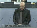 LBV-Referent Heiner Klett bei der öffentlichen Anhörung im Landtag zum Jagdgesetz am Dienstag, den 7. Oktober 2014