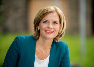 Bundeslandwirtschaftsministerin Julia Klckner ist 100 Tage im Amt.