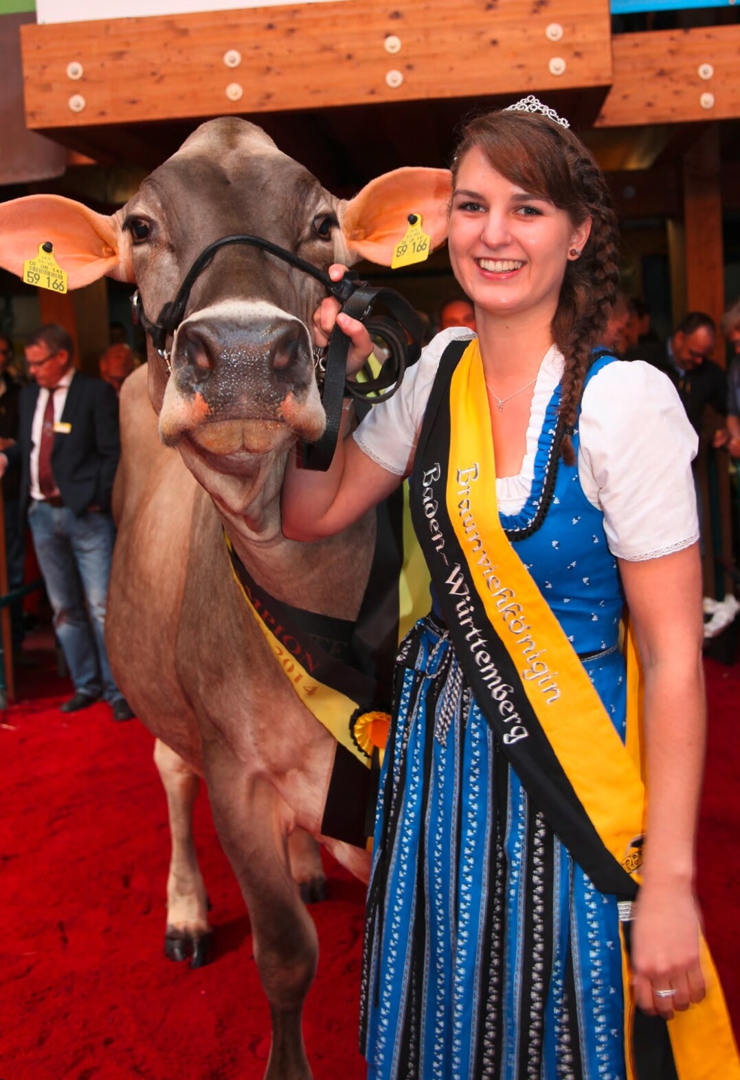 Die amtierende Knigin Bianca Traut