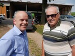 Experten im Gespräch - Amtsleiter Dr. Ulrich Kraft (links) und Ehrenvorsitzender Hans Coenen.