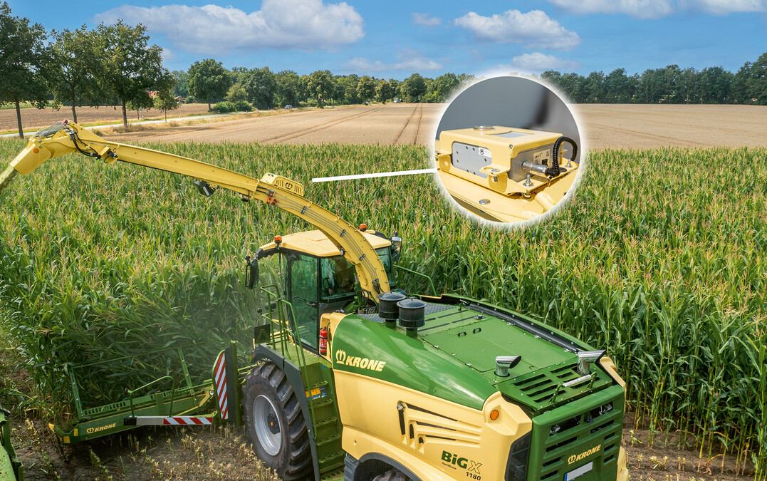 Der neue Krone NIR Control dual ist mehrfach nutzbar – in Gras, Ganzpflanzensilage (GPS), Mais und Naturdünger (Gülle).
