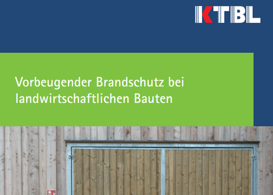 In der KTBL-Schrift werden die vorbeugenden Brandschutzmanahmen fr landwirtschaftliche Bauten beschrieben.