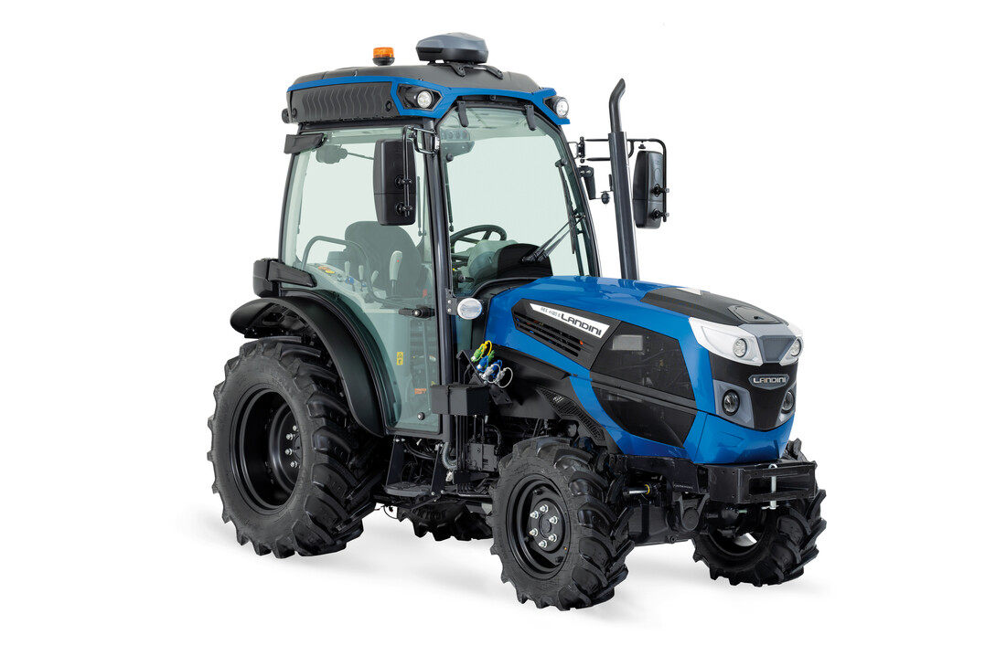 Die Schmalspurtraktoren Rex 4 von Landini haben 75 PS bis 112 PS.