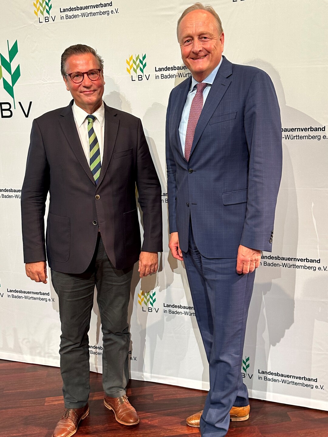 Landwirtschaftsminister Peter Hauk undLBV-Prsident Joachim Rukwied