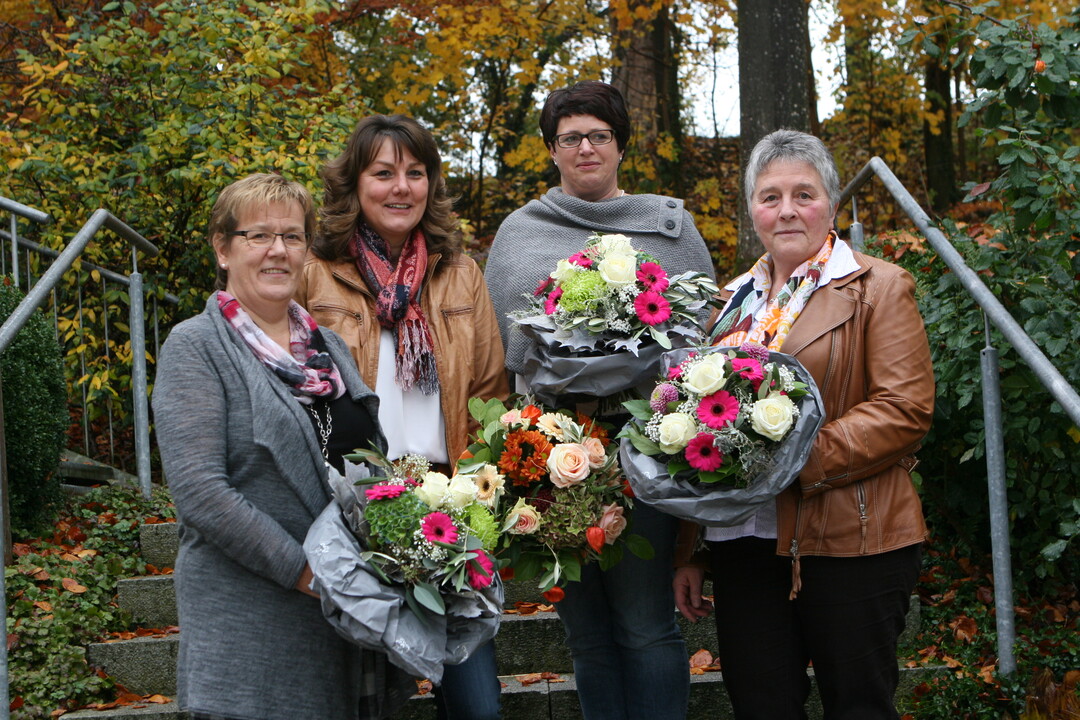 Das neugewählte Präsidium der Landfrauen Württemberg-Hohenzollern (v. l.): Vizepräsidentin Renate Benne, Präsidentin Juliane Vees und die Vizepräsidentinnen Christa Fuchs und Waltraud Allgäuer.