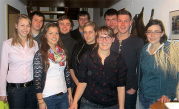 Die Vorstandschaft der Tettnanger Landjugend: (v. l.) Carolin Traut, Klaus Hfele, Corinna Vollmer, Alexander Rist, Florian Ardelt, Carmen Bucher, Petra Muth, Lukas Auer, Johannes Arnegger und Jutta Hfele. 