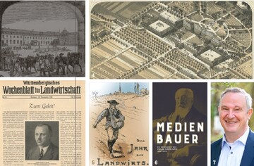 Epochale Agrar- und Firmengeschichte - Matthias Ulmer: Medienbauer. Die Geschichte des Verlag Eugen Ulmer 18682018. 792 Seiten, 500 Abbildungen, 50,00 Euro. Verlag Eugen Ulmer, Stuttgart, 2018. ISBN 978-3-8186-0542-1. www.ulmer.de.

