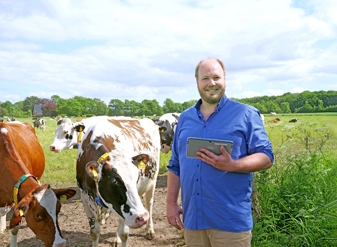 Jasper Metzger-Petersen schw�rt auf umfassende Daten�berwachung seiner Herde, und das mit Erfolg.