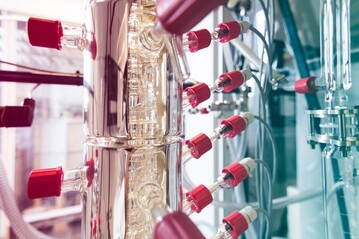 Bei der Nutzung von Apfeltrester zur Ethanolherstellung wird im letzten Schritt die wasserhaltige Lösung aus dem Apfeltrester destilliert.