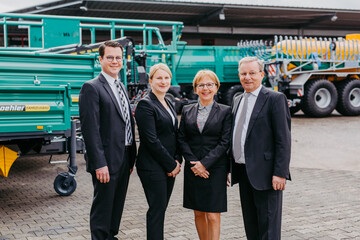 Die Oehler-Geschftsfhrung mit (v.l.): Manfred Oehler, Diana Oehler, Yvonne Oehler und Sascha Riedinger.