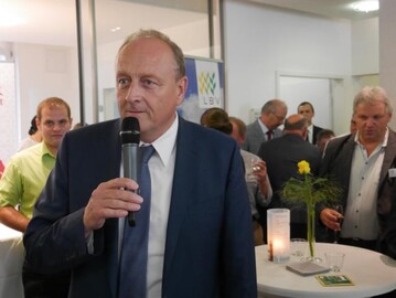 Prsident Joachm Rukwied erffnet den Abgeordnetenabend des Landesbauernverbandes in Baden-Wrttemberg (LBV) am Donnerstag, 13. Juli 2017, in Stuttgart.