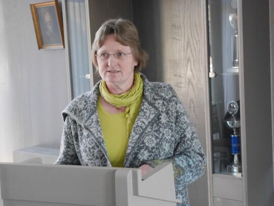 Amtsleiterin Luise Pachaly vom Landwirtschaftsamt Ludwigsburg erluterte die Neuerungen beim Gemeinsamen Antrag 2015.