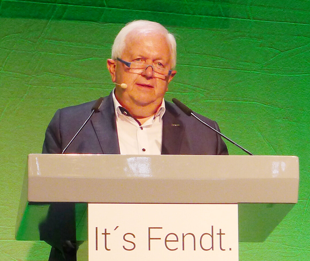 Josef-Peter Paffen, Vorsitzender der Fendt-Geschftsfhrung, zeigt sich mit der Entwicklung von Fendt in den Mrkten recht zufrieden.