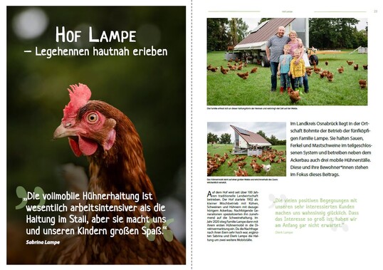 Acht Betriebe der Transparenz-Initiative fr landwirtschaftliche Tierhaltung stellen sich in dieser dritten Ausgabe der Projektbroschre vor.  