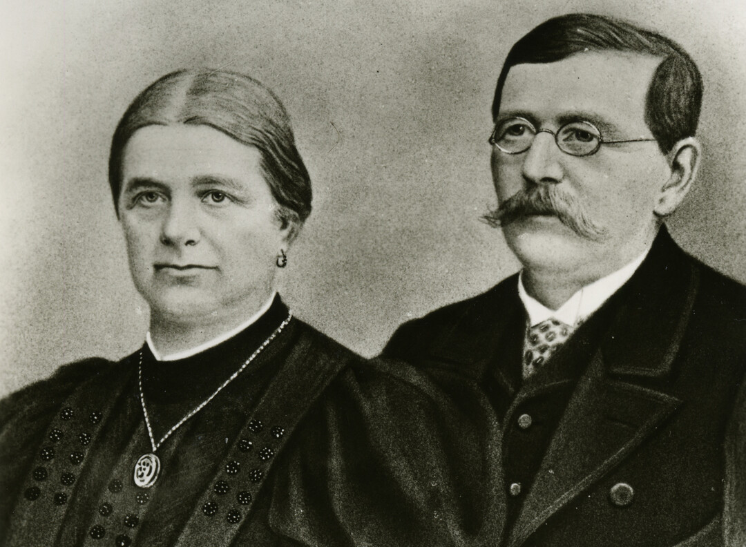 Firmengrnder Franz Pttinger mit Gattin Juliane  