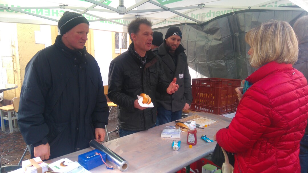 Aktion des KBV Rhein-Neckar-Kreises in Sinsheim